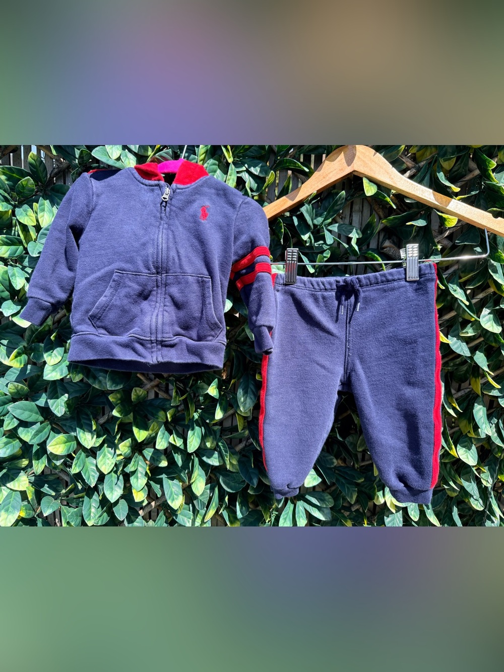 4/$25 • Ralph Lauren 2 Piece Navy‎ Tracksuit